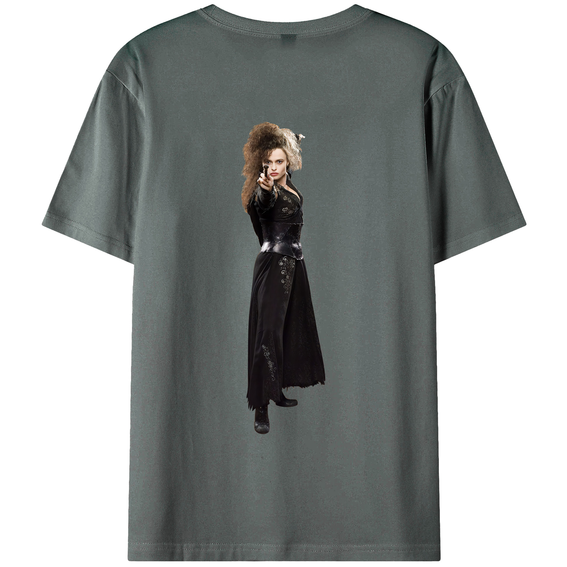 （画像用） Harry Potter ハリー・ポッターシリーズ 綿100％ メンズ半袖Tシャツ（バックプリント） 通気性